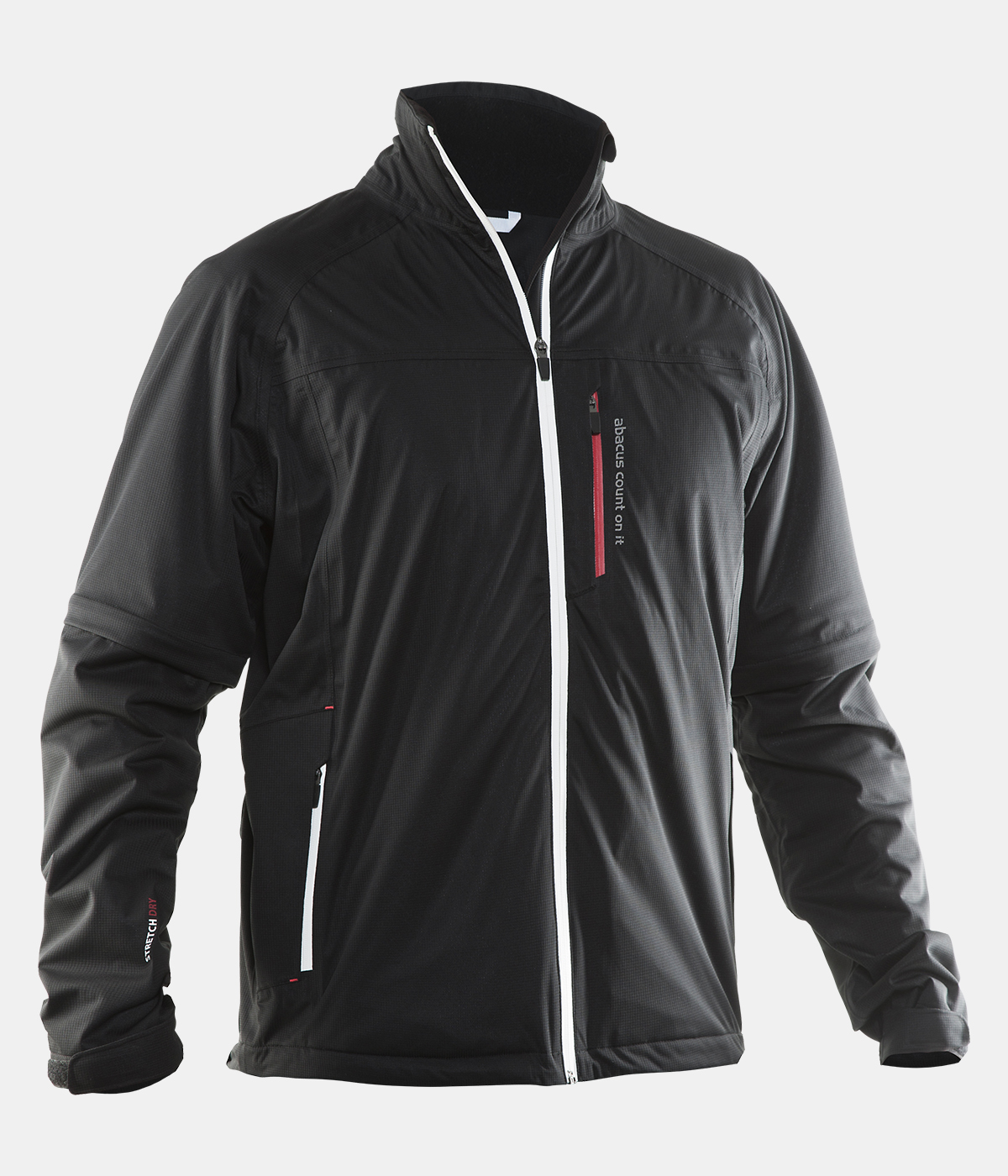 ABACUS MENS WALTON SPORT RAIN JACKET 600-BLACK L 60326003
