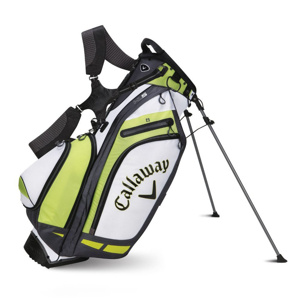 CALLAWAY BAG STAND HYPERLITE 5 WHT/LIME/CHAR