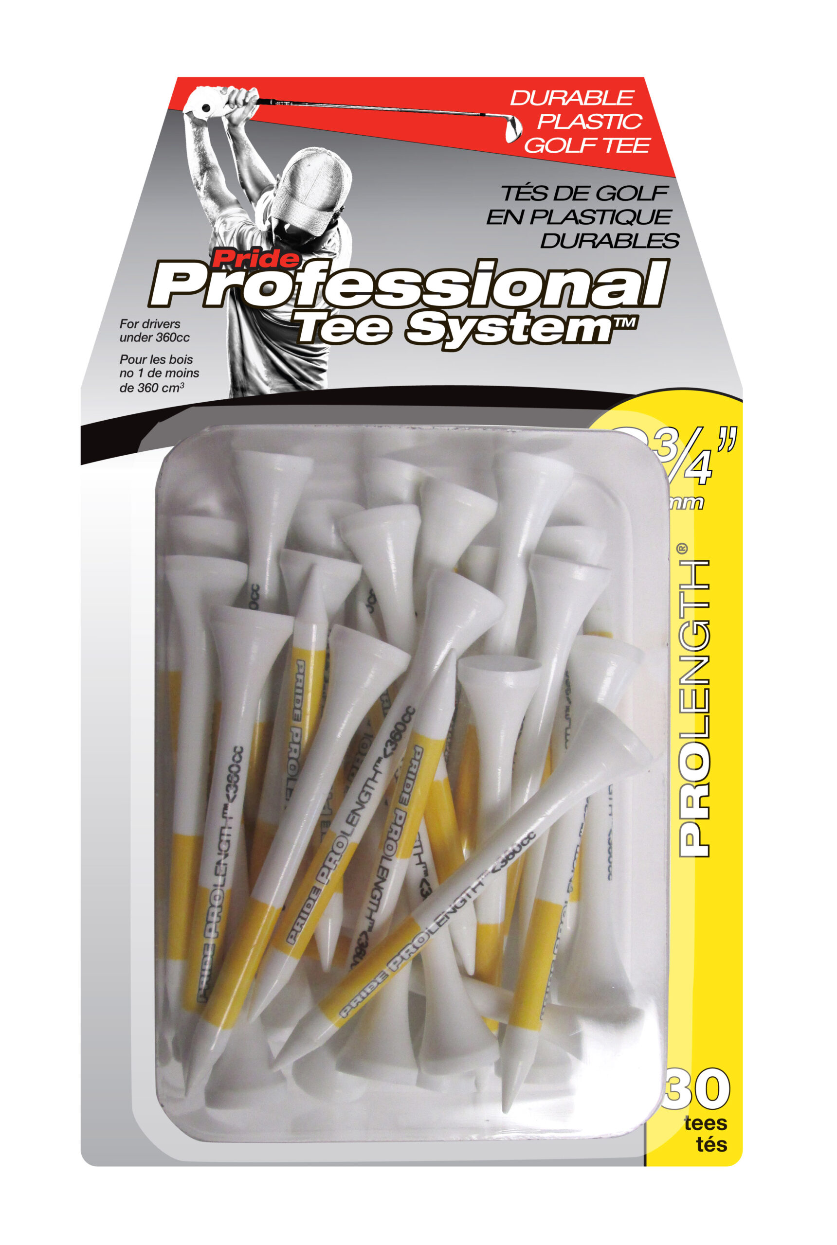 Pride PTS Tee Pro Length 2,75" Plastikowe 30 sztuk