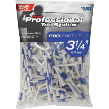 Pride PTS Tee Pro Length Plus 3,25" Drewniane 135 sztuk
