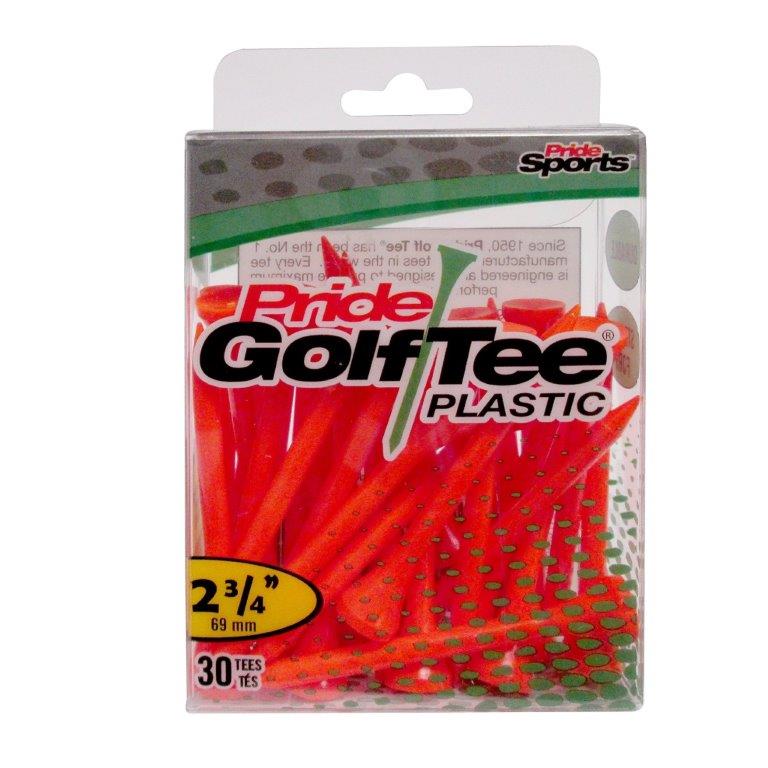 Pride Golf Tee's 2.75" ZIELONE Plastik 30 sztuk