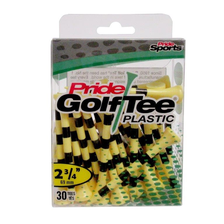 Pride Golf Tee's 2.75" ZIELONE Plastik 30 sztuk