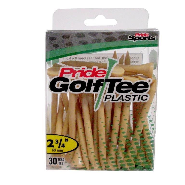 Pride Golf Tee's 2.75" ZIELONE Plastik 30 sztuk