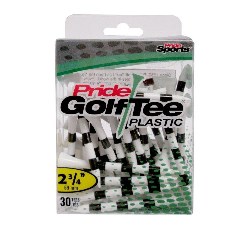 Pride Golf Tee's 2.75" ZIELONE Plastik 30 sztuk