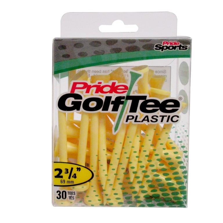 Pride Golf Tee's 2.75" ZIELONE Plastik 30 sztuk