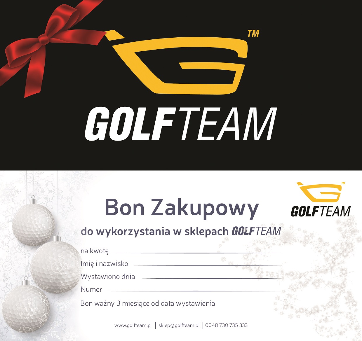 Świąteczny BON ZAKUPOWY