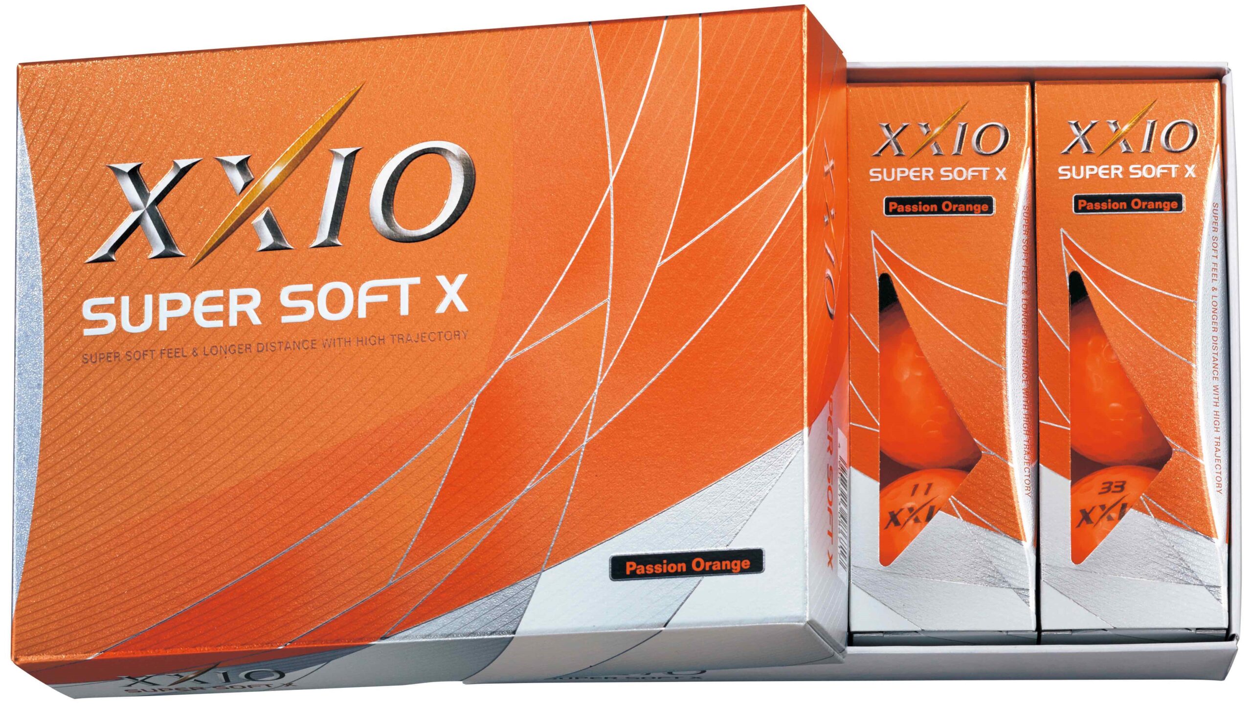 Piłeczki XXIO Super Soft X Pomarańczowe