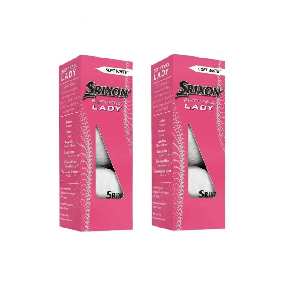 Piłeczki Srixon SOFT FEEL Lady ● Pół tuzina