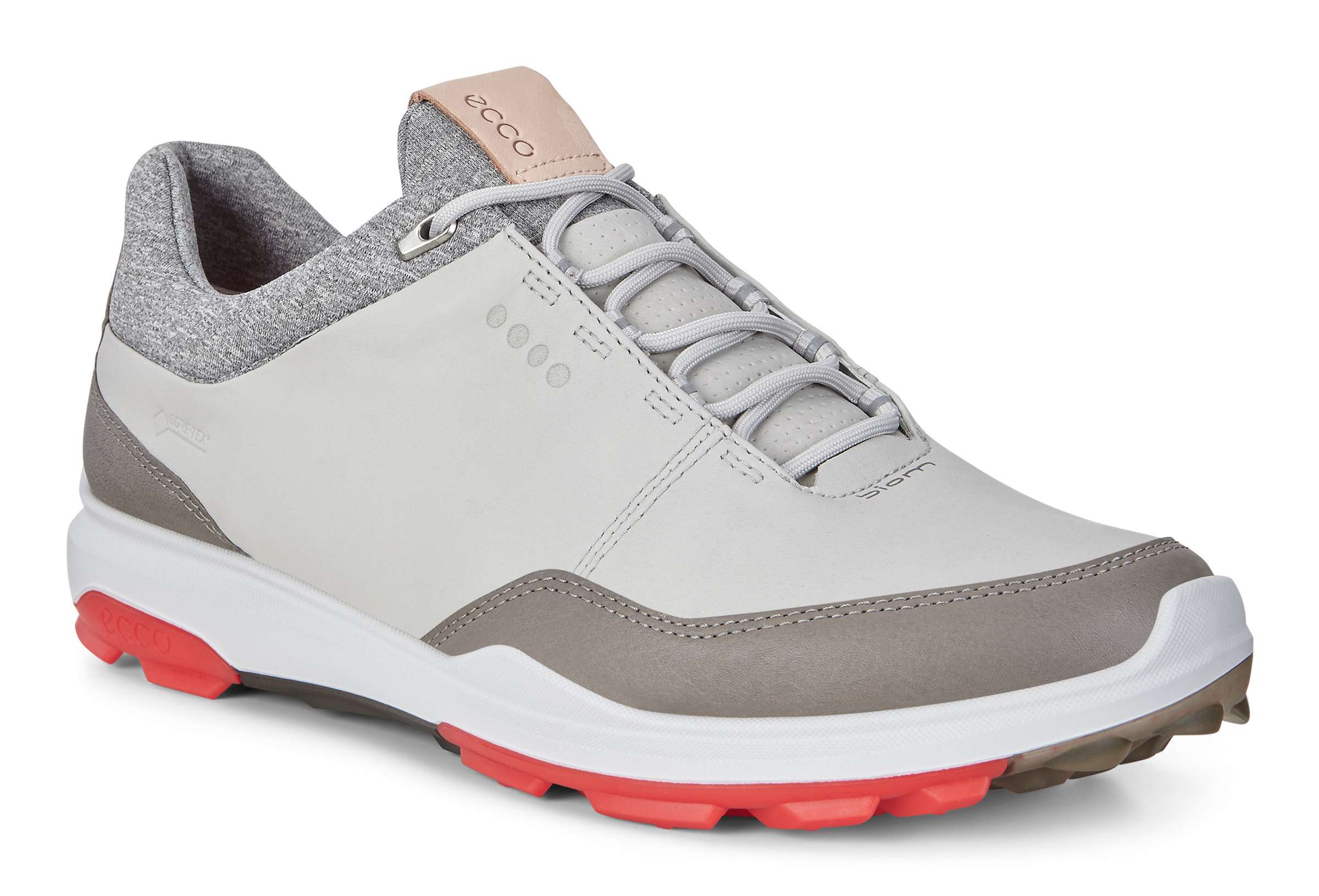 ECCO M GOLF BIOM HYBRID 3 concrete/scarlet