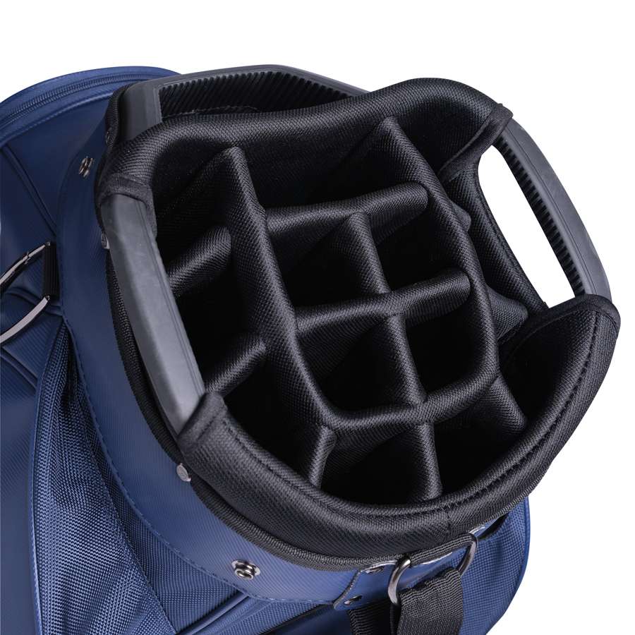 TaylorMade Deluxe Cart Bag niebiesko-biała