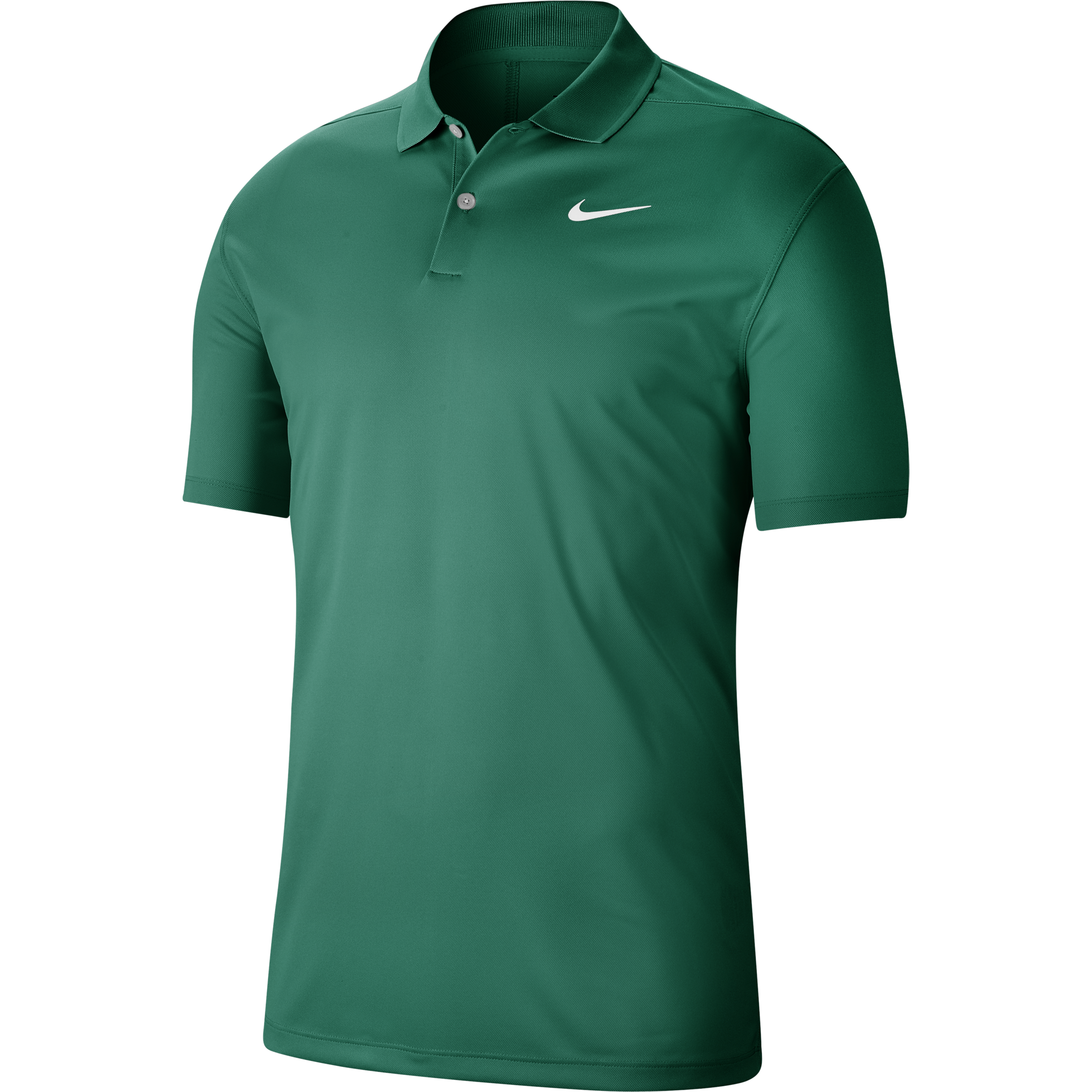 Koszulka polo NIKE Dry VCTRY solid neptune green-white