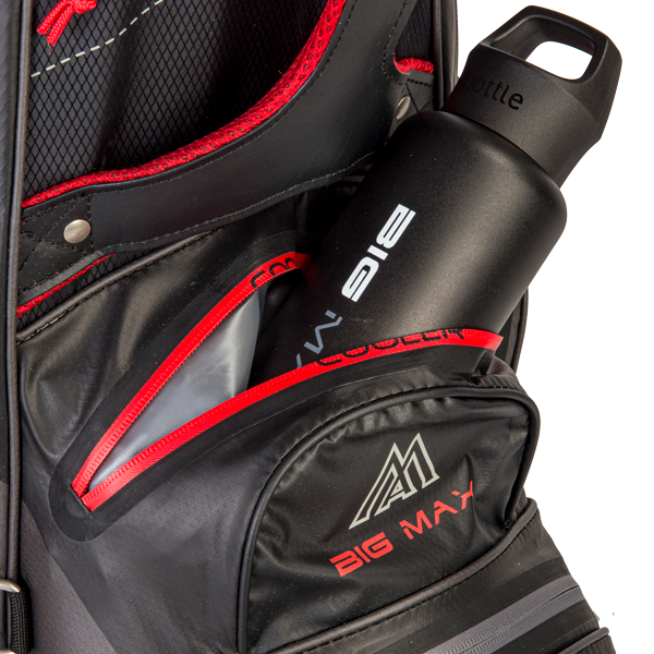 BIG MAX AQUA Sport 3 czarno-szaro-czerwona