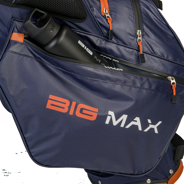 Torba golfowa BIG MAX Dri Lite Hybrid Tour 2021 • Granatowo-pomarańczowa