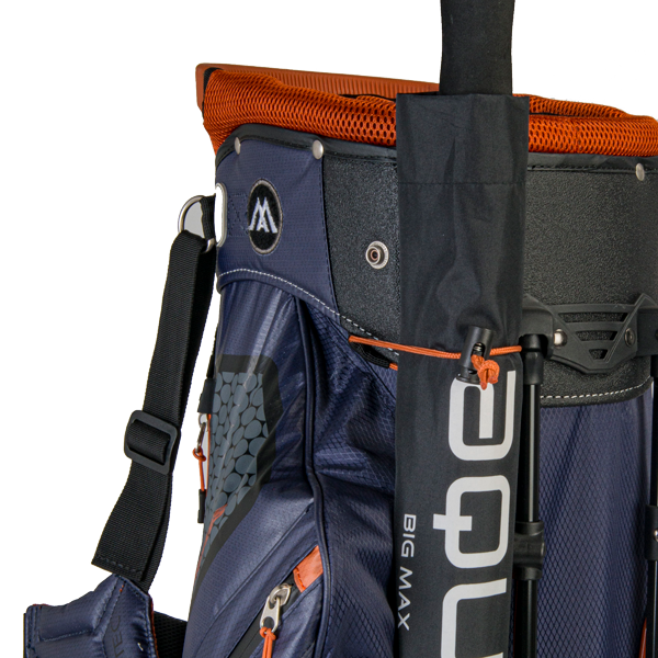 Torba golfowa BIG MAX Dri Lite Hybrid Tour 2021 • Granatowo-pomarańczowa