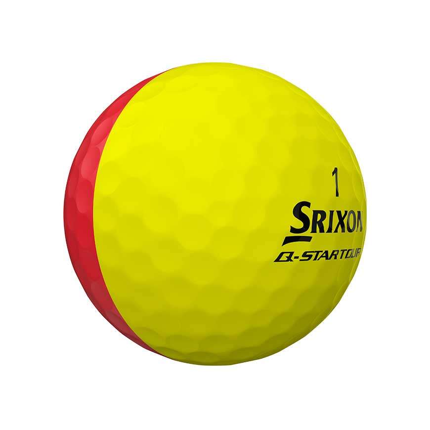 Piłki golfowe Srixon Q-Star Tour Divide • Czerwone