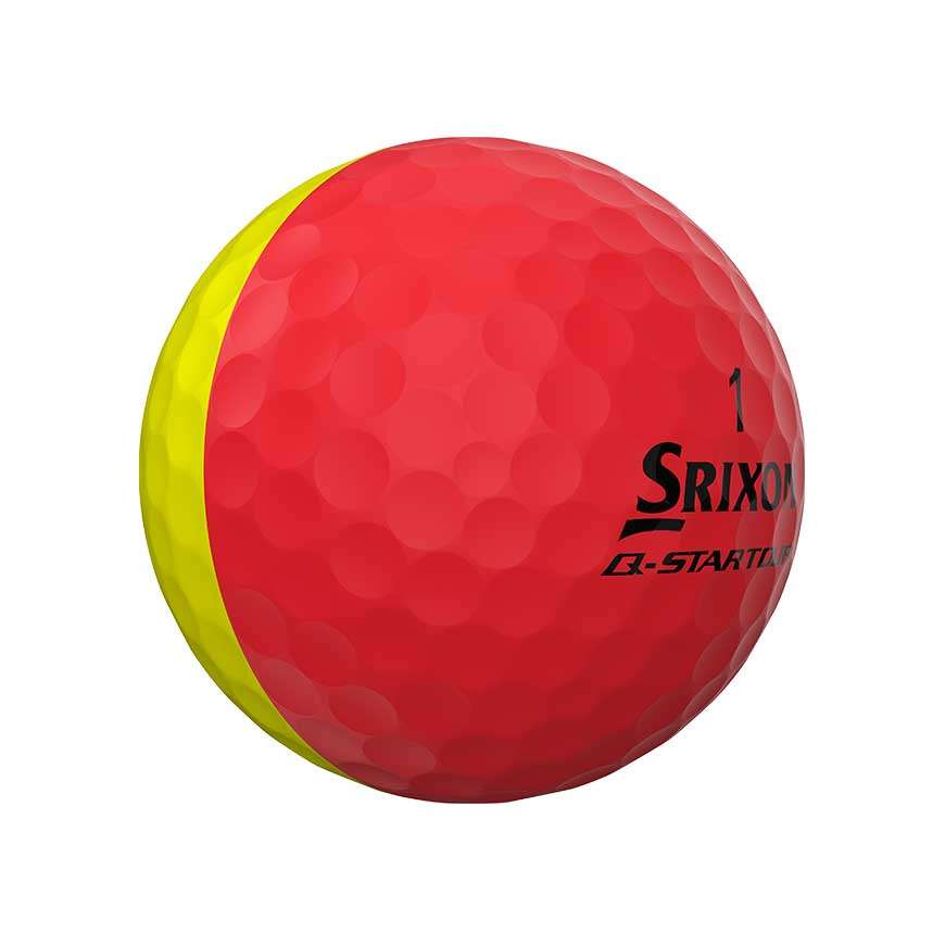 Piłki golfowe Srixon Q-Star Tour Divide • Czerwone