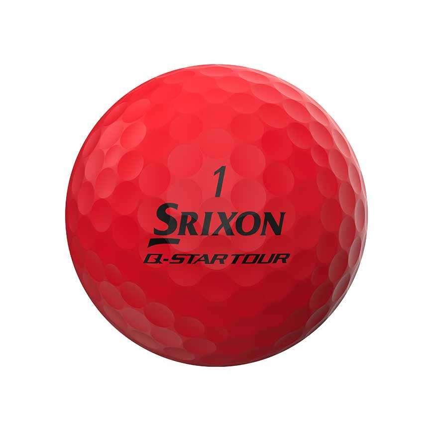 Piłki golfowe Srixon Q-Star Tour Divide • Czerwone