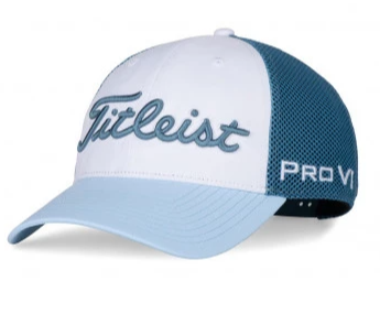 Czapka z daszkiem Titleist Tour Performance Mesh błękitno-biała