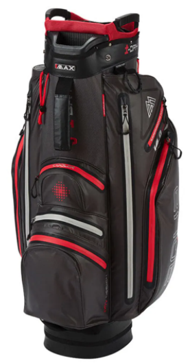 Torba golfowa Big Max AQUA DRIVE Cart bag grafitowo-czarno-czerwona