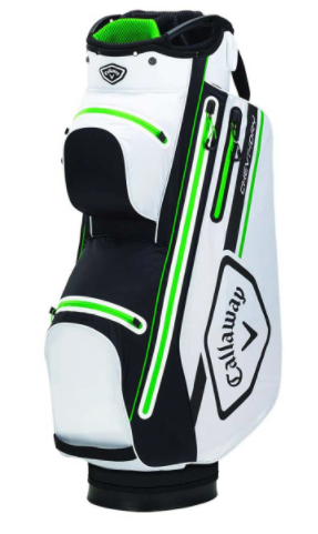 Torba golfowa Callaway Golf Chev Dry 14 Cartbag Epic biało-czarno-zielona