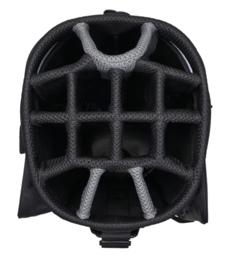 Torba golfowa Callaway Chev Dry 14 Golf Cart Bag czarno-biała-szara