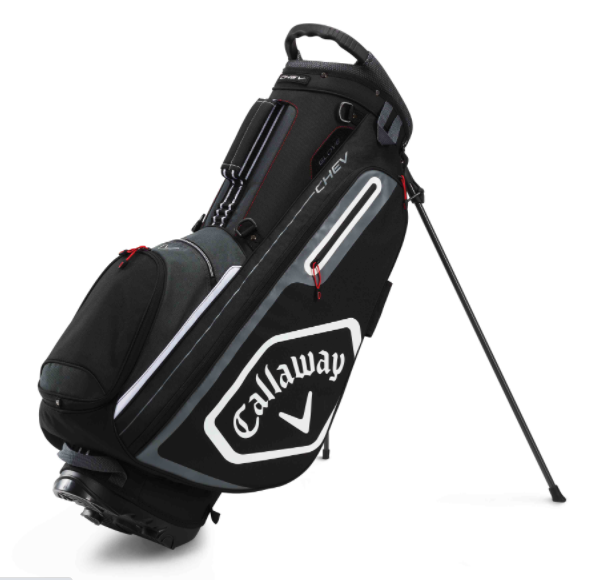 Torba golfowa Callaway Chev Standbag czarno-szaro-biała