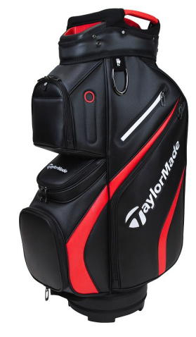 Torba golfowa TaylorMade Deluxe 2021 czarno-czerwona