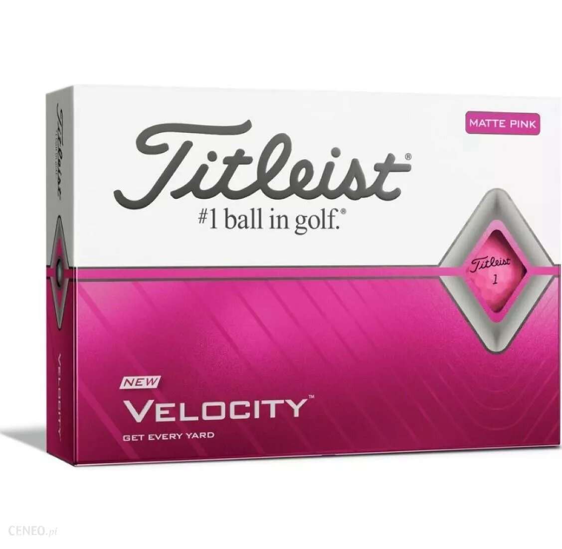 Piłki golfowe Titleist Velocity • Różowy Mat