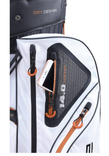 Torba golfowa BIG MAX Dri Lite Sport Cartbag błękitno-srebrno-czerwona