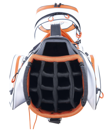 Torba golfowa BIG MAX Dri Lite Sport Cartbag błękitno-srebrno-czerwona