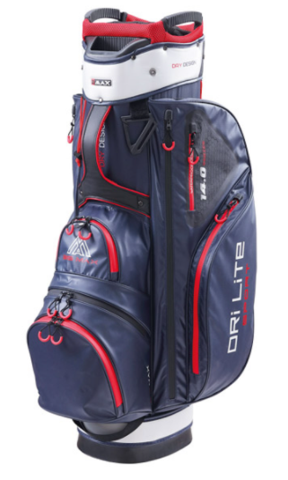 Torba golfowa BIG MAX Dri Lite Sport Cartbag błękitno-srebrno-czerwona