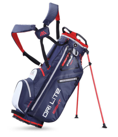 Torba golfowa BIG MAX Dri Lite Eight Stand Bag błękitno-biało-czerwona