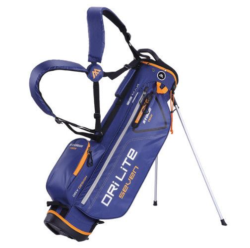Torba golfowa BIG MAX Dri Lite Seven Stand Bag błękitno-pomarańczowa