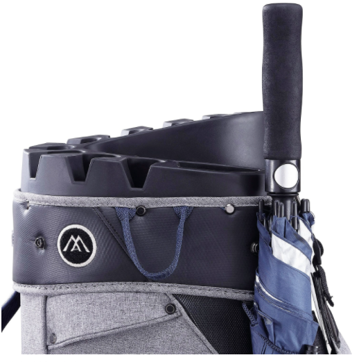 Torba golfowa BIG MAX AQUA Silencio 3 Cartbag szaro-błękitna