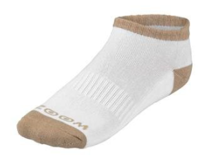 Stopki Zoom Ankle 3-pak piaskowo-białe