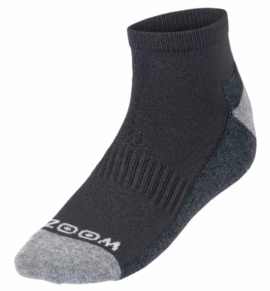 Stopki Zoom Ankle 3-pak srebrno-czarne