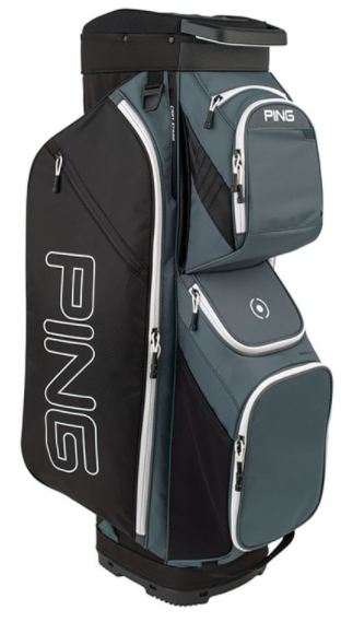 Torba golfowa Ping Traverse 191 szaro-czarno-biała