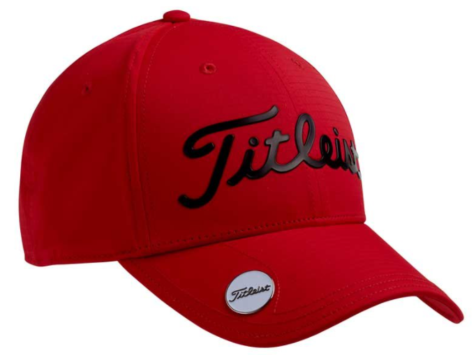 Czapka z daszkiem Titleist Performance Ball Marker czerwono-czarna