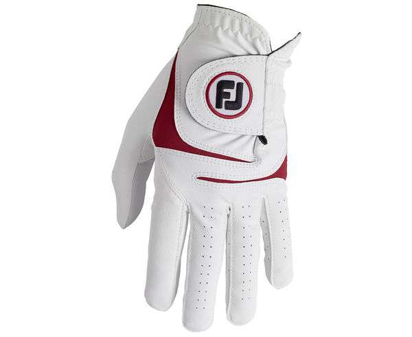 Rękawiczka Męska Footjoy WEATHERSOF biało czerwona