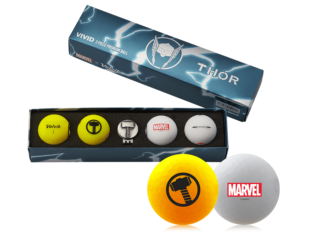 Piłki Golfowe MARVEL VOLVIK GIFT SET