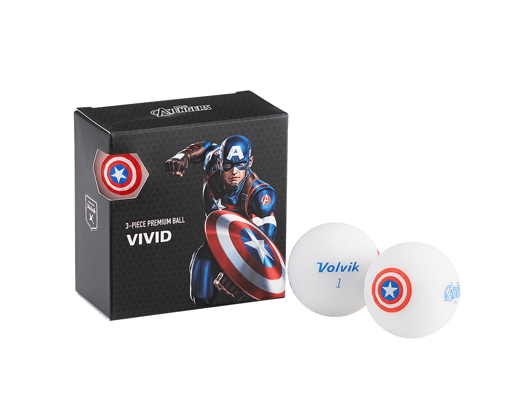 Piłki Golfowe MARVEL VOLVIK 4 BALL PACK