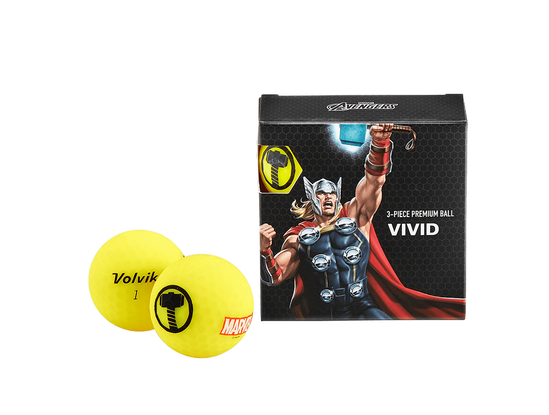 Piłki Golfowe MARVEL VOLVIK 4 BALL PACK