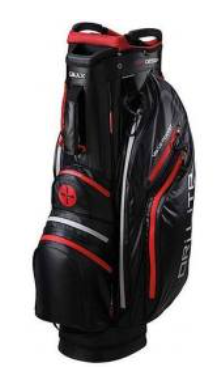 Torba golfowa BIG MAX Dri Lite Active szaro-czarno-czerwona