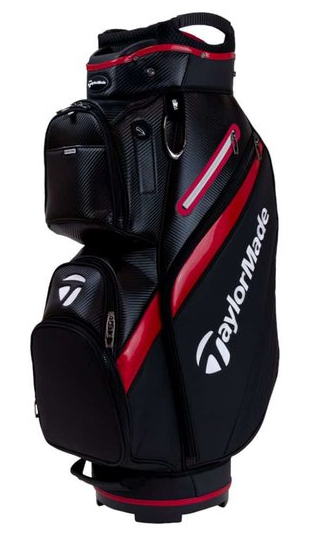 Torba golfowa TaylorMade Deluxe czarno-czerwona