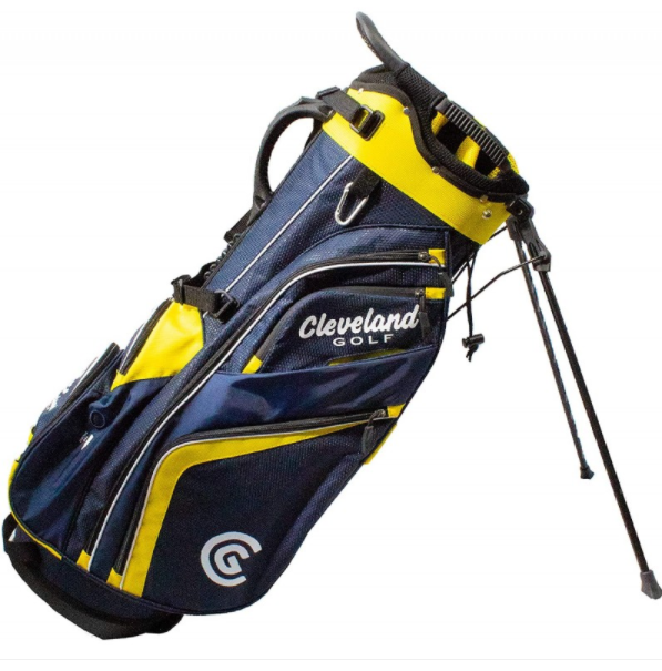 Torba golfowa Cleveland Saturday19 granatowo-żółta