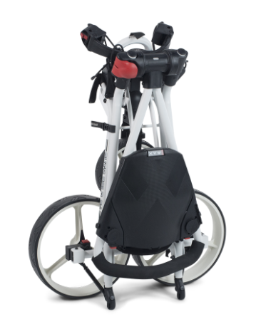 Wózek golfowy BIG MAX Autofold FF biało-czerwono-czarny