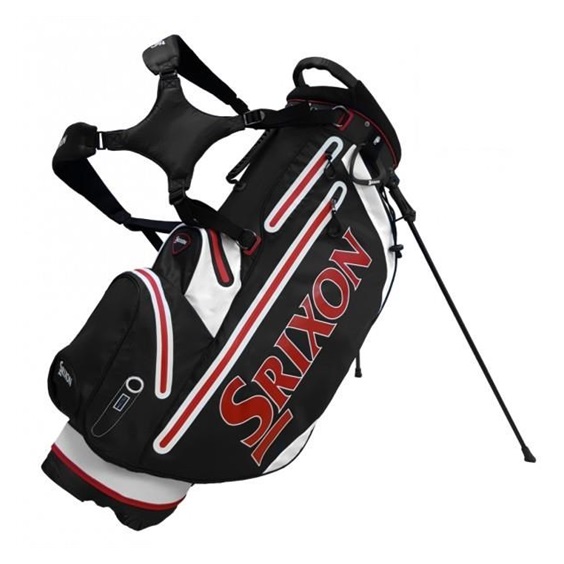 Torba golfowa Srixon Tech Stand Bag czarno-czerwono-biała