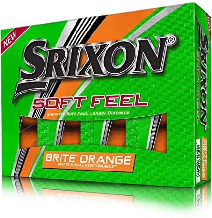 Srixon SOFT FEEL BRITE orange- piłki golfowe (tuzin) - pomarańczowe