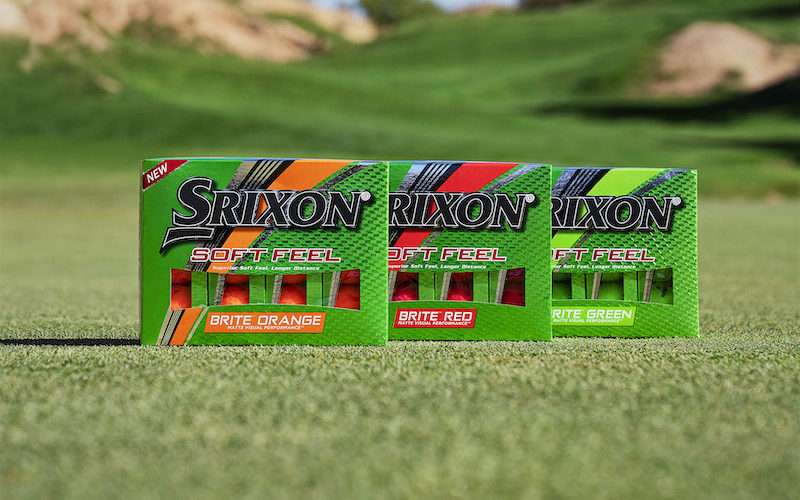 Srixon SOFT FEEL BRITE orange- piłki golfowe (tuzin) - pomarańczowe