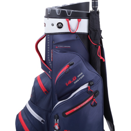 Torba wózkowa Big Max Dri Lite SILENCIO 2 (granatowo-srebrno-czerwona)